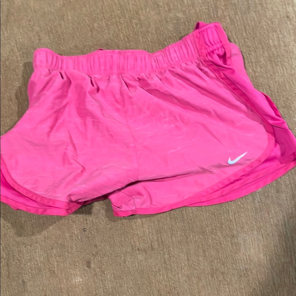 Nike Pink Athletic Shorts Lightweight Moisture-Wicking